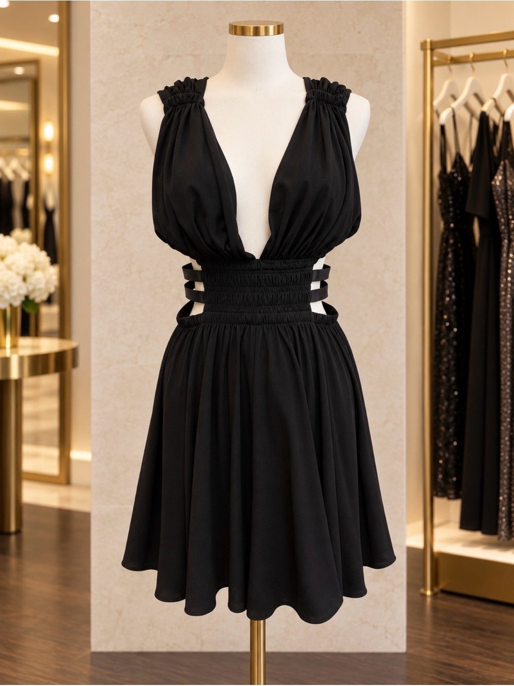 Express XS black dress